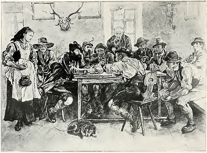 Wirtshausszene von Hubert von Herkomer, 1883